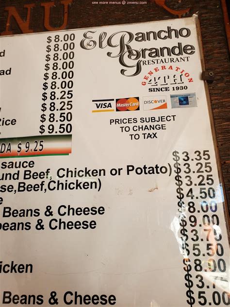 el rancho motel bishop|rancho grande restaurant menu.